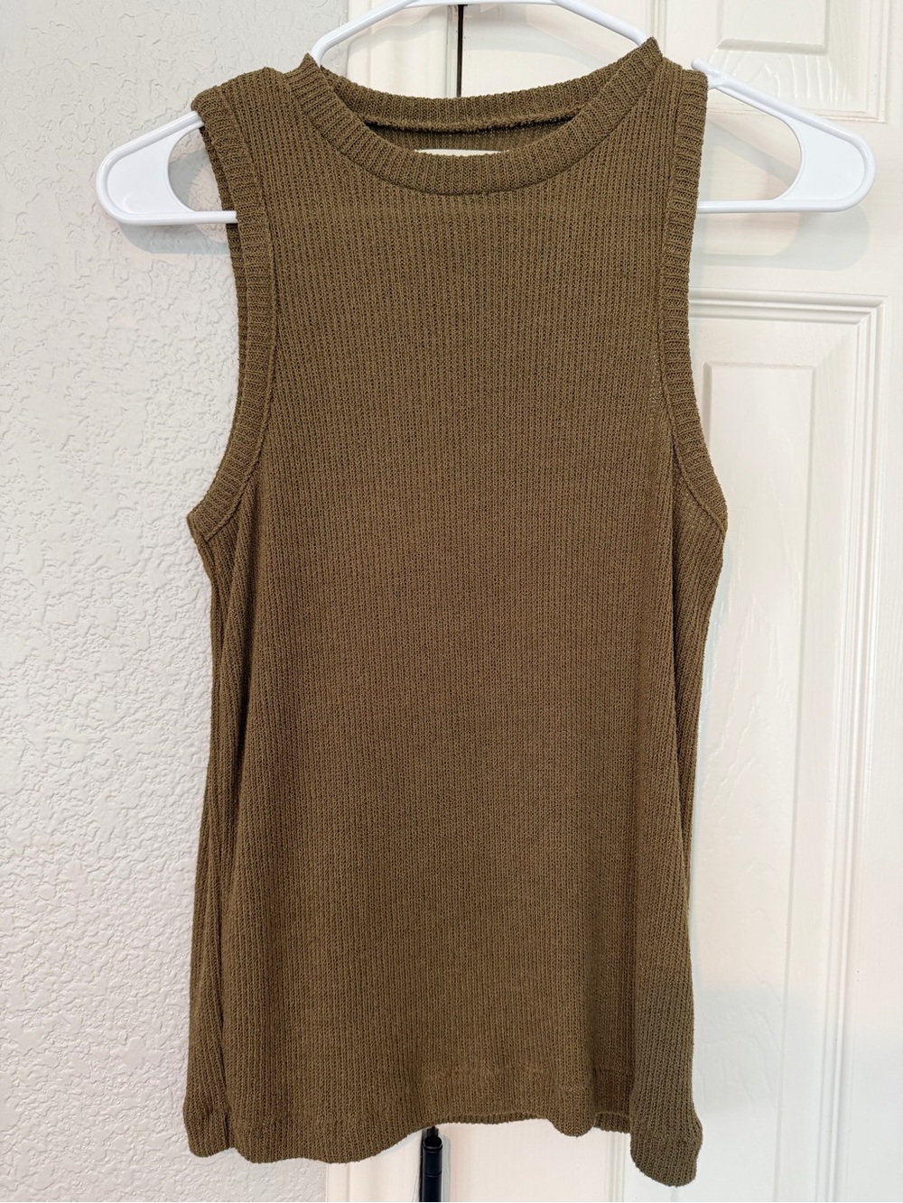 Madewell Olive Tank Knit Sleeveless Top